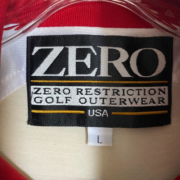 Zero Restriction Golf Outerwear Jacket Men L Navy Gore-Tex Windbreaker Logo - Picture 4 of 10